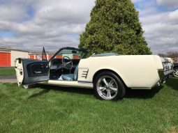 Ford Mustang Cabrio 1966 weiß Shelby/Bullit Optik voll