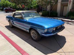 Ford Mustang Convertible BJ 1968 Blau/Beige voll