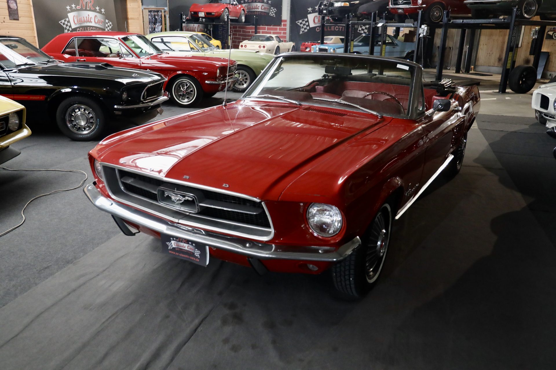 Car Cabrio Mustang Rot/Rot Ford NR | Collection Classic 1967 Stuttgart